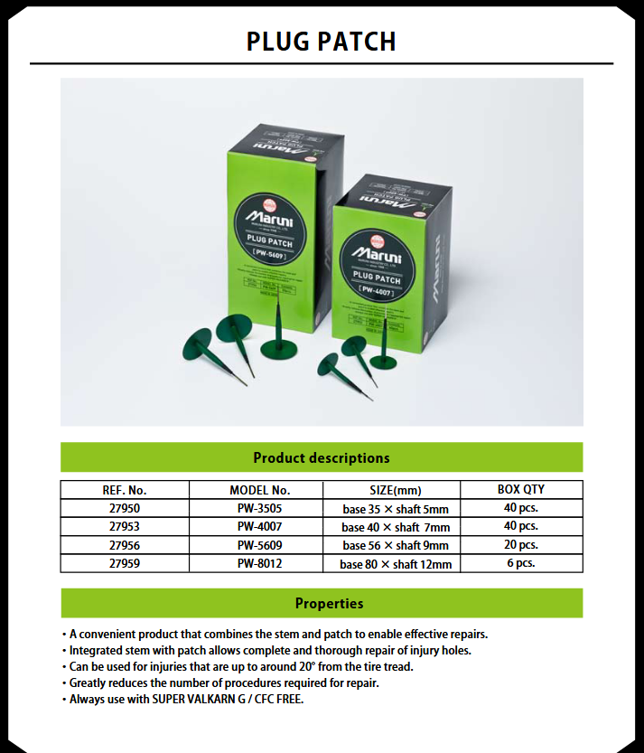 Maruni Plug Patch pw-4007