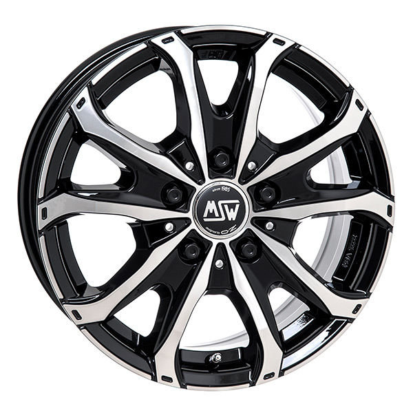 MSW 48 VAN BLK/POL | 6,5X16 5-118 E55 C71,1 60 6.5x16 5/118 ET55 CB71.1