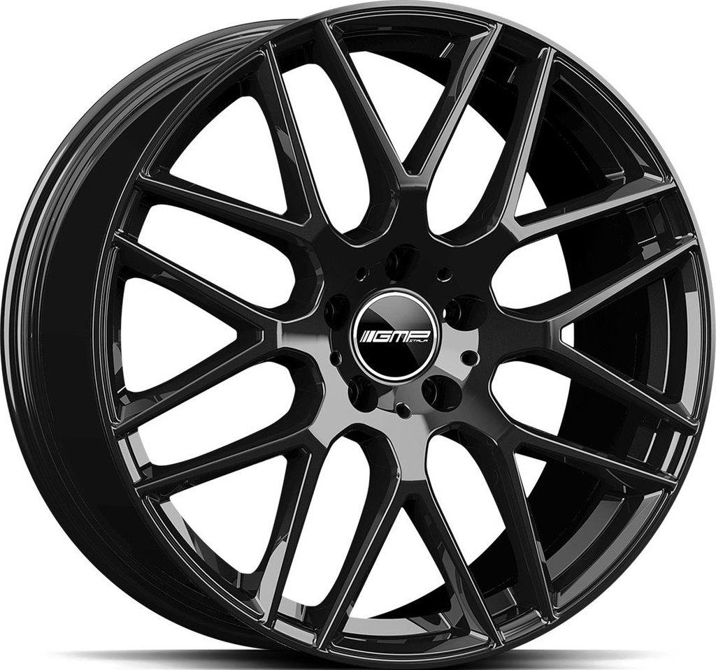 GMP BERGHEM GLOSSY BLACK 8x18 5/112 ET35 CB66.6