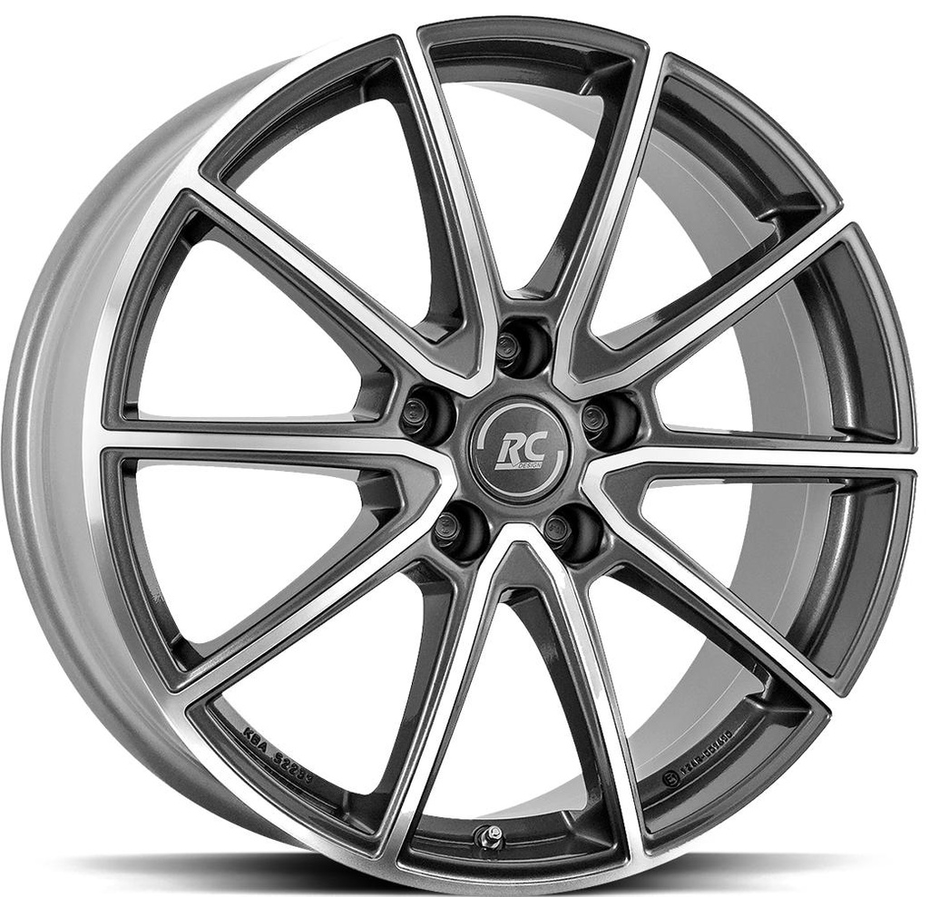 BROCK RC32 TITANIUM FULL POLISH 8x19 5/108 ET45 CB63.4