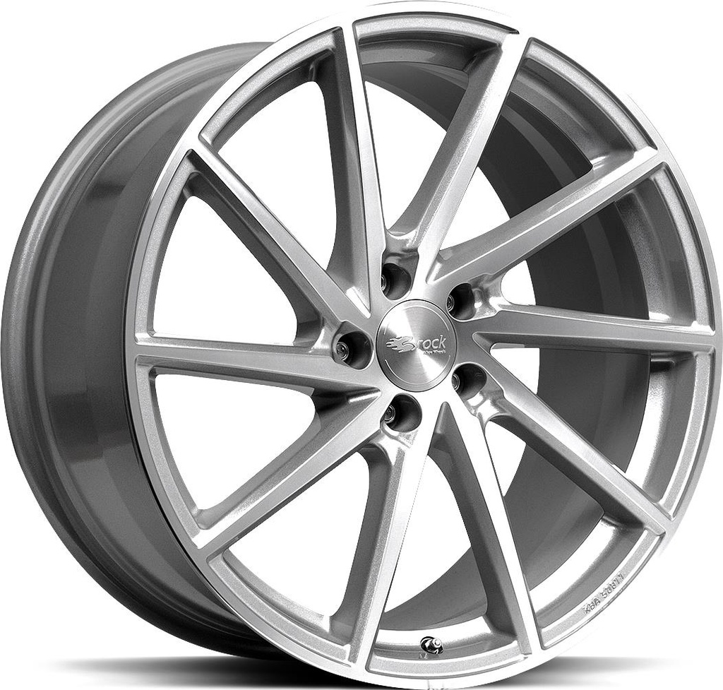 BROCK B37 CRYSTAL SILVER POLISH 8x18 5/112 ET48 CB66.6
