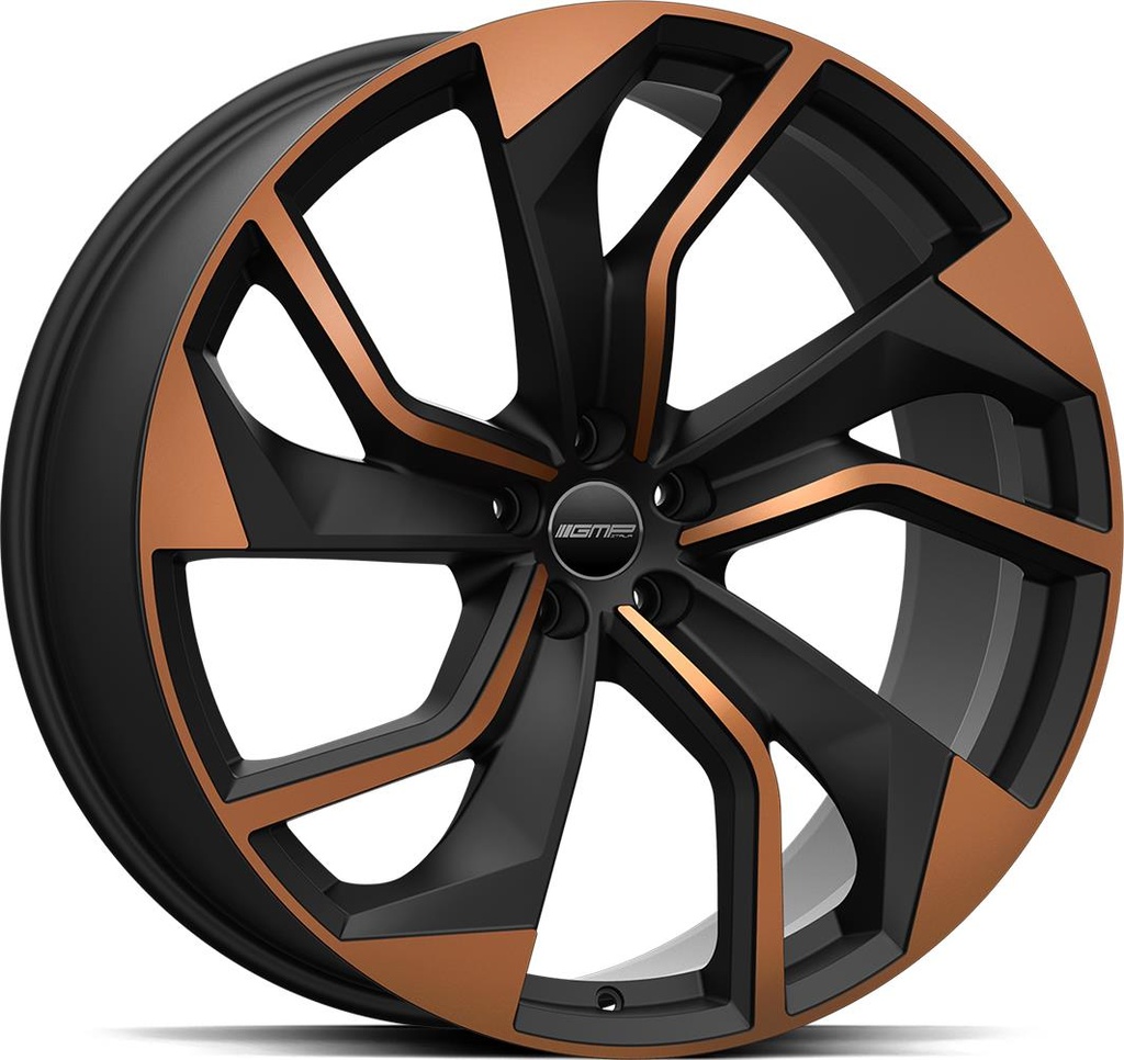 GMP REBEL SATIN BLACK BRONZE DIAMOND 9x22 5/112 ET30 CB66.5