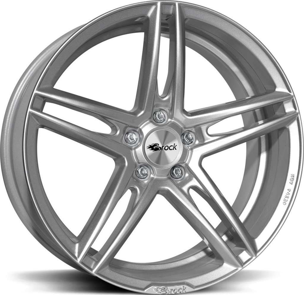 BROCK B33 CRYSTAL SILVER 8x17 5/120 ET45 CB72.6