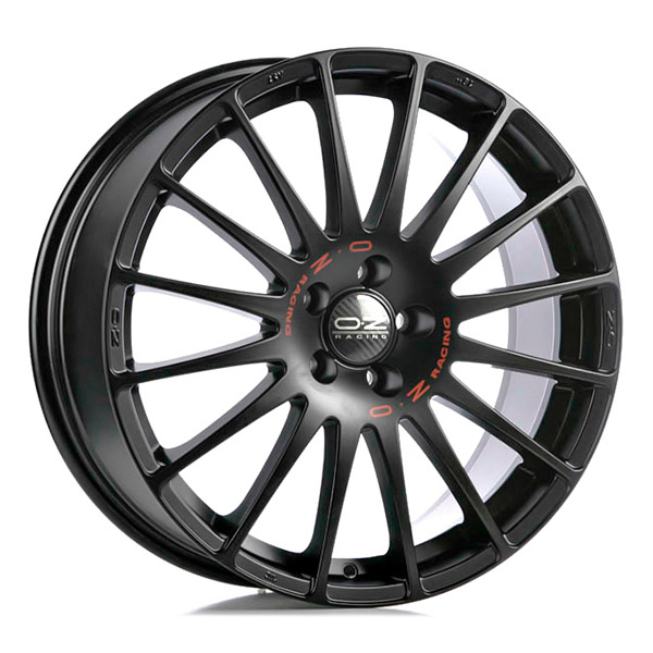 OZ SUPERTURISMO BLACK 7x17 4/108 ET25 CB65.1