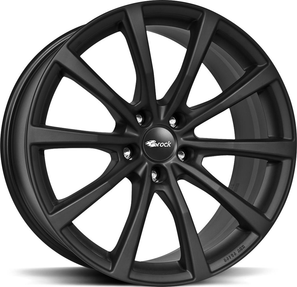 BROCK B32 BLACK MATT 9.5x20 5/114.3 ET45 CB64.1