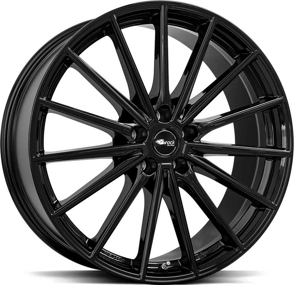 BROCK B43 SHINY BLACK 8x20 5/112 ET45 CB57.1