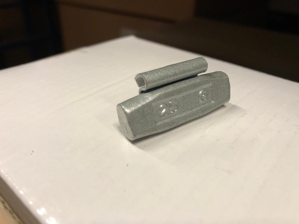 HA-teräsvannepaino budget 15g (Zn) (100kpl)