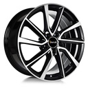 AVUS AC-518 BLACK POLISHED 6x15 5/100 ET38 CB57.1